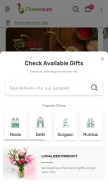 How floweraura.com looks like on a mobile device such as an iPhone.