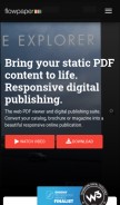 How flowpaper.com looks like on a mobile device such as an iPhone.