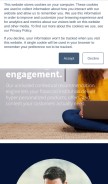 How flybits.com looks like on a mobile device such as an iPhone.