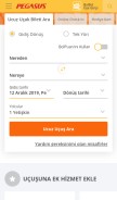 How flypgs.com looks like on a mobile device such as an iPhone.
