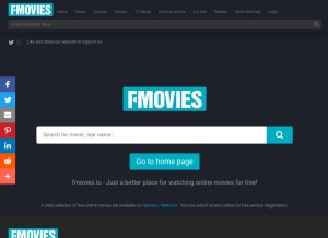 How fmovies.ai looks like on a tablet such as an iPad.