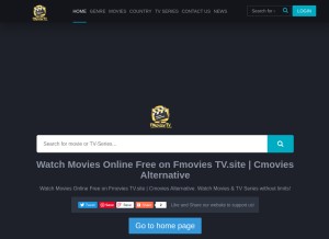 How fmoviestv.site looks like on a tablet such as an iPad.