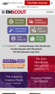 How fmscout.com looks like on a mobile device such as an iPhone.