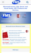 How fmsinc.com looks like on a mobile device such as an iPhone.