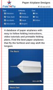 How foldnfly.com looks like on a mobile device such as an iPhone.