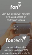 How fon.com looks like on a mobile device such as an iPhone.