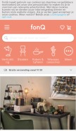 How fonq.nl looks like on a mobile device such as an iPhone.