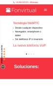 How fonvirtual.com looks like on a mobile device such as an iPhone.