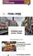 How foodandwineespanol.com looks like on a mobile device such as an iPhone.