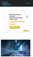How foodlogistics.com looks like on a mobile device such as an iPhone.