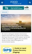How foodnavigator.com looks like on a mobile device such as an iPhone.