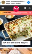 How foodnetwork.com looks like on a mobile device such as an iPhone.