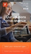 How foodtecsolutions.com looks like on a mobile device such as an iPhone.