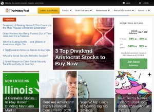 How foolsubs.com looks like on a tablet such as an iPad.