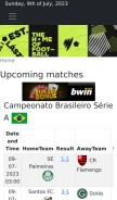 How football-today.eu looks like on a mobile device such as an iPhone.