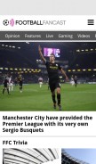 How footballfancast.com looks like on a mobile device such as an iPhone.