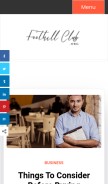 How foothillclub.org looks like on a mobile device such as an iPhone.