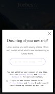 How forbestravelguide.com looks like on a mobile device such as an iPhone.