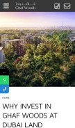 How forest-living-dubai.com looks like on a mobile device such as an iPhone.