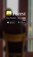 How forestapp.cc looks like on a mobile device such as an iPhone.