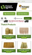 How foreverbamboo.com looks like on a mobile device such as an iPhone.