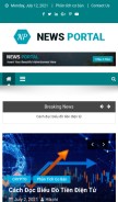 How forexcryto.hikchi.com looks like on a mobile device such as an iPhone.