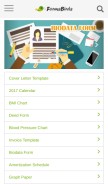 How formsbirds.com looks like on a mobile device such as an iPhone.
