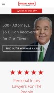 How forthepeople.com looks like on a mobile device such as an iPhone.
