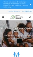 How fosi.org looks like on a mobile device such as an iPhone.