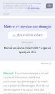 How fournisseur-energie.com looks like on a mobile device such as an iPhone.