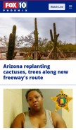 How fox10phoenix.com looks like on a mobile device such as an iPhone.