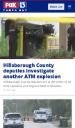 How fox13news.com looks like on a mobile device such as an iPhone.