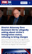 How fox26houston.com looks like on a mobile device such as an iPhone.
