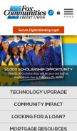 How foxcu.org looks like on a mobile device such as an iPhone.