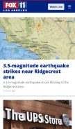 How foxla.com looks like on a mobile device such as an iPhone.