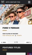 How foxmovies.com looks like on a mobile device such as an iPhone.