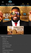 How foxwoods.com looks like on a mobile device such as an iPhone.
