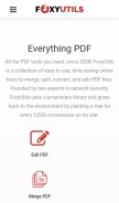 How foxyutils.com looks like on a mobile device such as an iPhone.