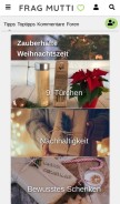 How frag-mutti.de looks like on a mobile device such as an iPhone.