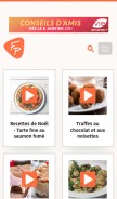 How fraichementpresse.ca looks like on a mobile device such as an iPhone.