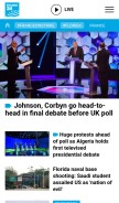 How france24.com looks like on a mobile device such as an iPhone.