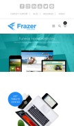 How frazerconsultants.com looks like on a mobile device such as an iPhone.