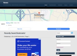 How free-news.de looks like on a tablet such as an iPad.