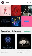 How freeallmusic.top looks like on a mobile device such as an iPhone.