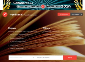How freeditorial.com looks like on a tablet such as an iPad.