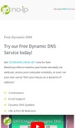 How freedynamicdns.org looks like on a mobile device such as an iPhone.