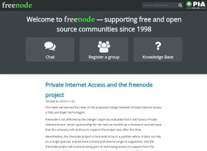 How freenode.net looks like on a tablet such as an iPad.
