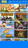 How freeonlinegames.com looks like on a mobile device such as an iPhone.