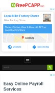 How freepcapp.com looks like on a mobile device such as an iPhone.