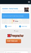 How freeprachar.com looks like on a mobile device such as an iPhone.